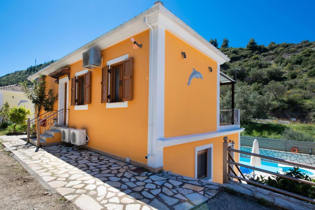 Delphinus Villas-Villa Nikitas Ayios Nikitas Bagian luar foto
