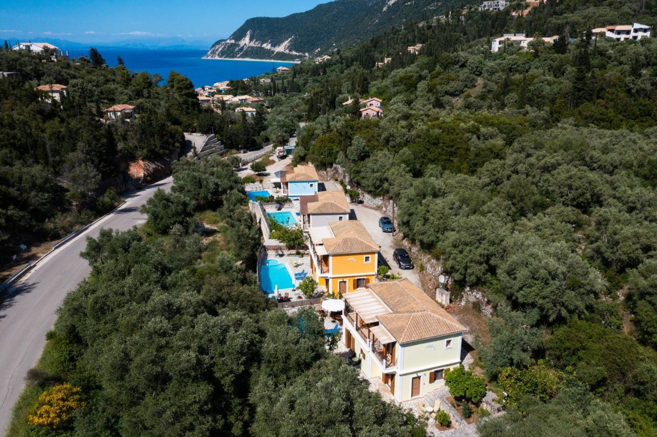 Delphinus Villas-Villa Nikitas Ayios Nikitas Bagian luar foto