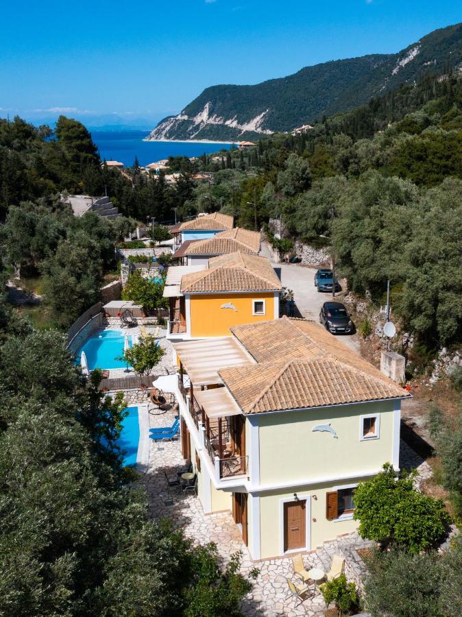 Delphinus Villas-Villa Nikitas Ayios Nikitas Bagian luar foto
