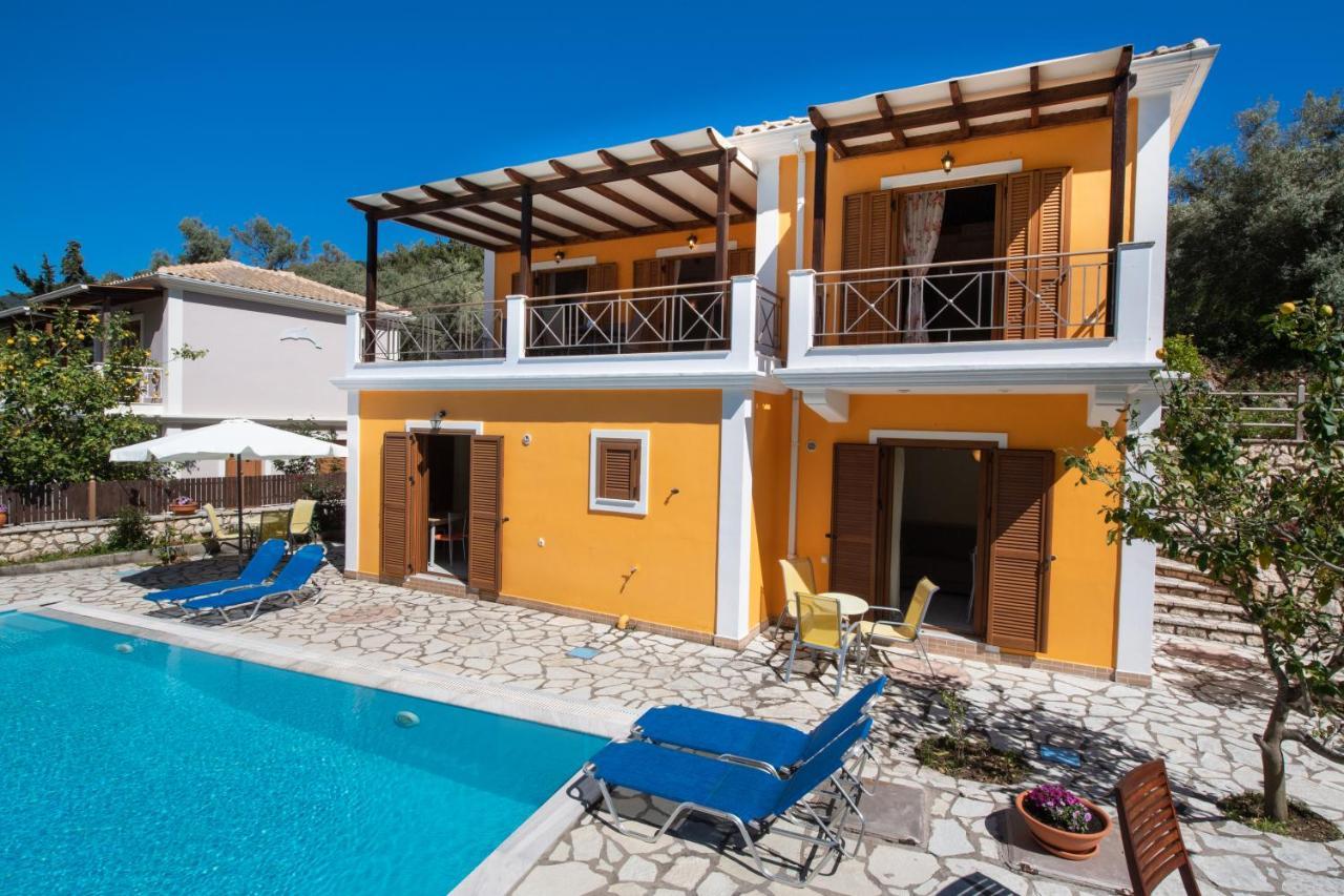 Delphinus Villas-Villa Nikitas Ayios Nikitas Bagian luar foto